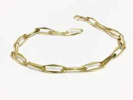 14 K Gouden Closed Forever Schakel Armband - 20 cm / 8,5 g