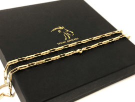 14 K Gouden Anker Schakel Ketting - 65 cm / 13,1 g