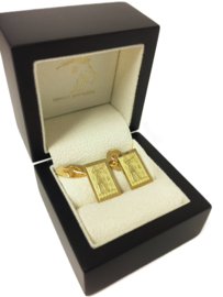 Antieke 18 Karaat Gouden Manchet Knopen - Egyptisch Tafereel