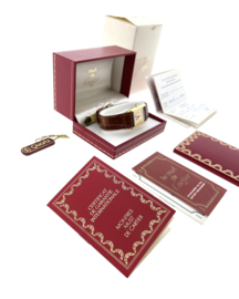 Must de Cartier Tank Rectangle Trinity Dial Large Quartz  - 2 Jaar Garantie