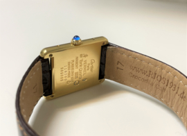 Must de Cartier Tank Large Quartz 590005 - Champagne Roman Dial