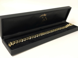 14 K Massief Gouden Gourmet Schakel Armband - 20,5 cm / 58,5 g