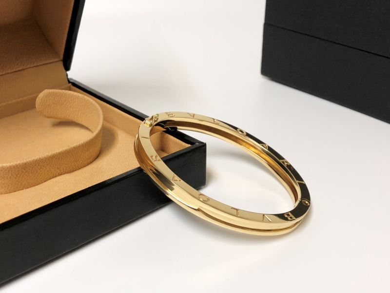 BVLGARI B.ZERO 1 - 18 K Massief Gouden Slaven Armband - Full Set | Armbanden Verkocht | TIEMAN - Goud Enschede Almelo Hengelo Overijssel