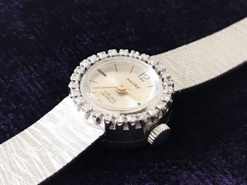 Ancre Witgouden Dames 0.50 crt Briljantgesl Diamant | Horloges Verkocht | TIEMAN JUWELIERS - Goud verkopen Enschede Almelo Hengelo Overijssel