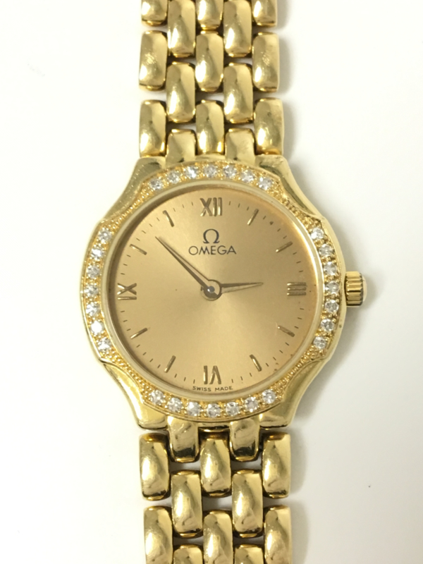 Omega 18 K Gouden Dames Polshorloge Lady - 1989 | Horloges Verkocht | TIEMAN JUWELIERS - verkopen Enschede Almelo Hengelo Overijssel