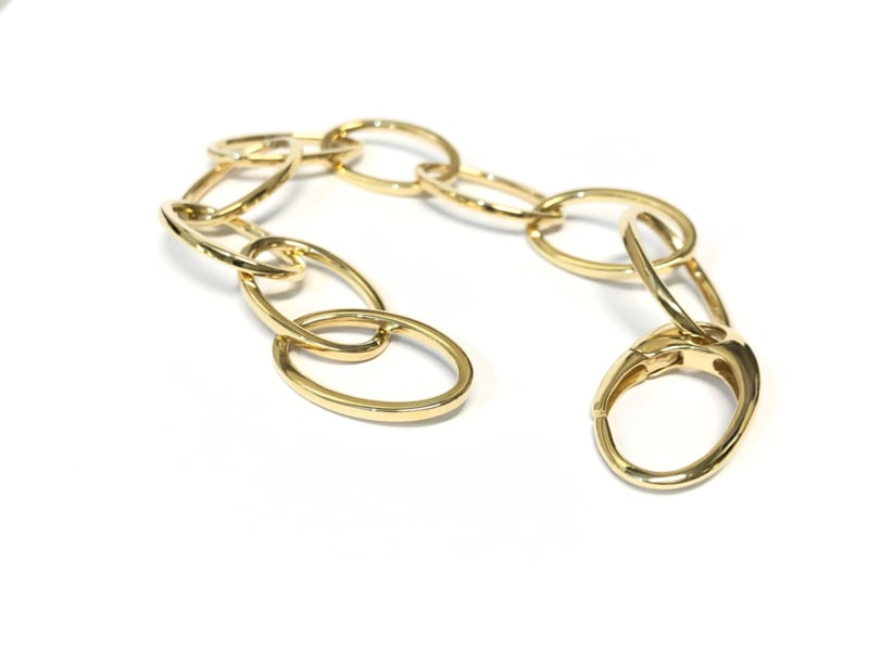 14 K Gouden Anker Schakel Armband Ovaal Groot - 16 / 20 cm | Gouden Armbanden | TIEMAN JUWELIERS - verkopen Enschede Almelo Hengelo Overijssel