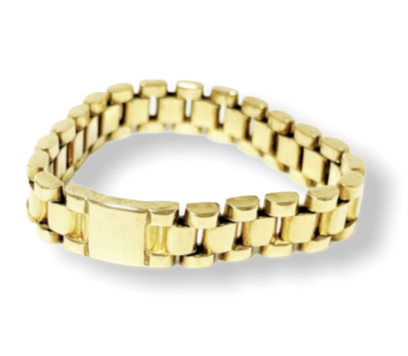 dosis Aanstellen Chip 18 K Gouden Flexibele Rolex Ring - 5,43 g | Gouden Heren Ringen | TIEMAN  JUWELIERS - Goud verkopen Enschede Almelo Hengelo Overijssel