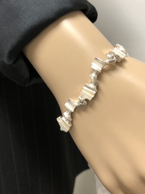 Lapponia Zilveren Design Armband - 18 cm | Armbanden Verkocht JUWELIERS Goud verkopen Almelo Hengelo Overijssel