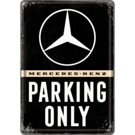 Postcard Mercedes Parking only
