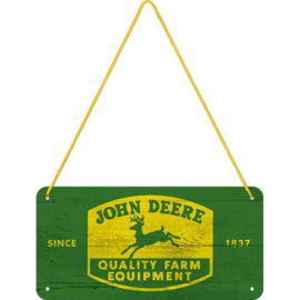 John Deere hanging sign