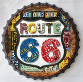 Beercap ROUTE 66 kleur