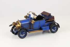 A TIN MODEL OF AN OLDTIMER blue