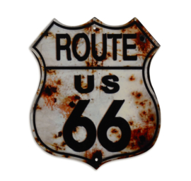 TIN ROUTE 66 SIGN