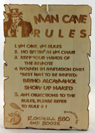 Mancave rules