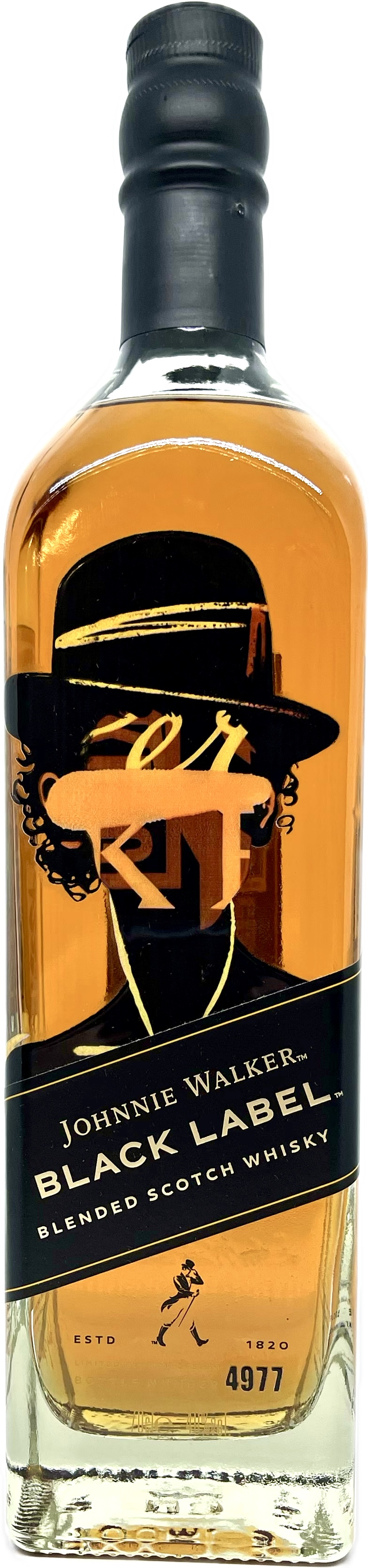 Johnnie Walker Black Label  Andy Gellenberg AI (fles 4977)