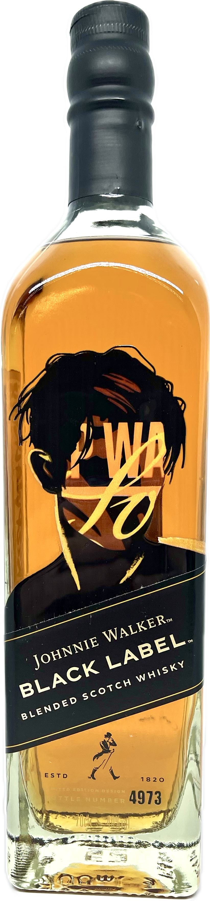 Johnnie Walker Black Label  Andy Gellenberg AI (fles 4973)
