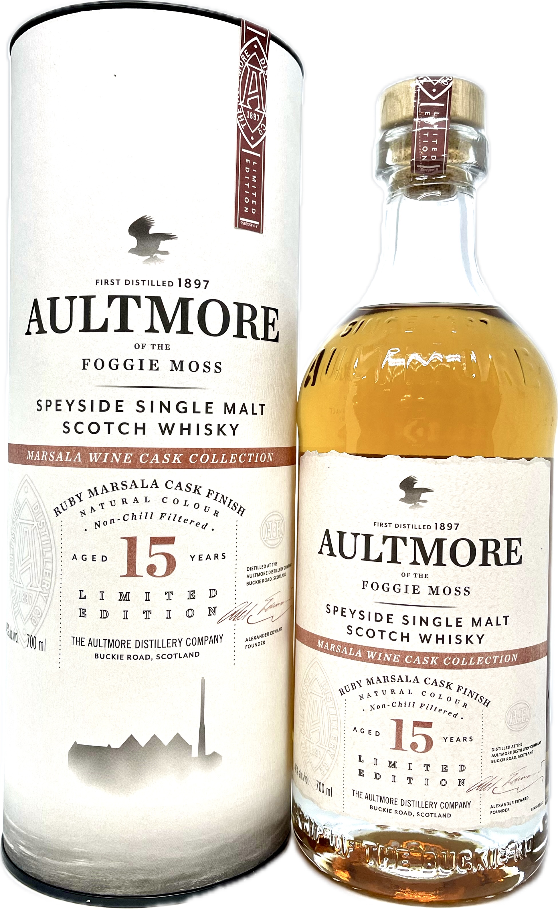 Aultmore 15Y ruby Marsala cask finish