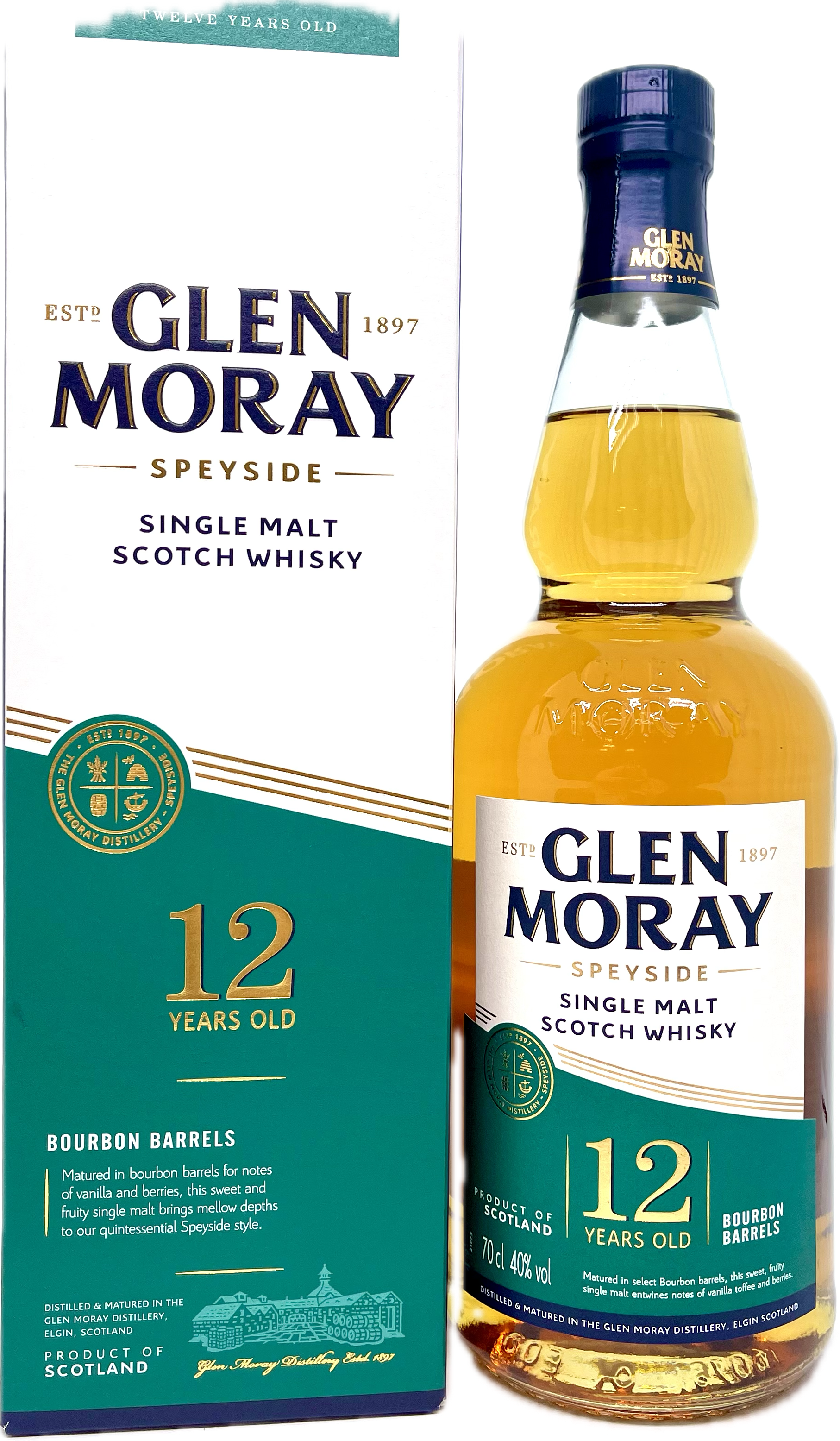 Glen Moray 12 Y Bourbon Barrels