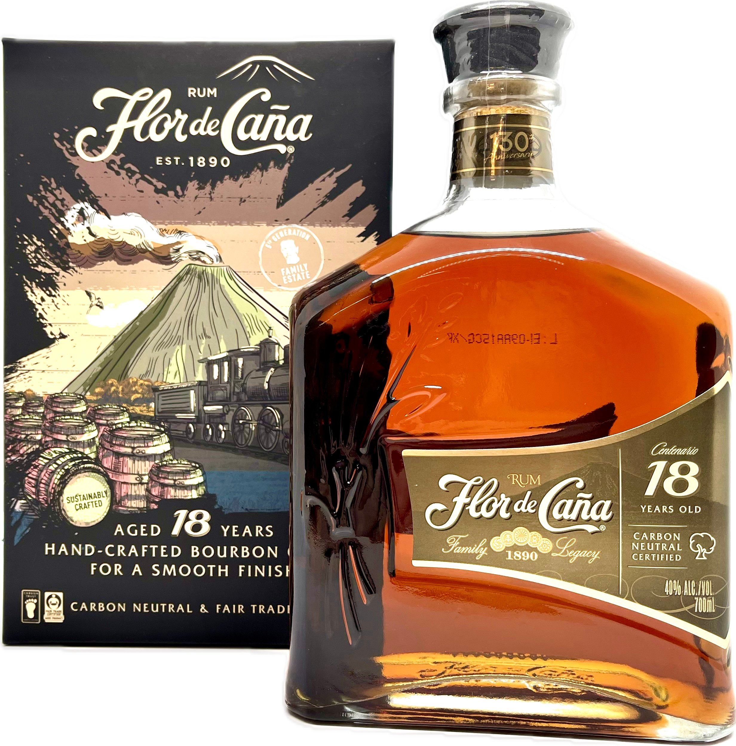 Flor de Cana 18 Y 0.7L