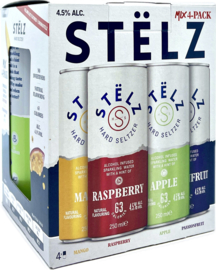 Stëlz Hard Seltzer  mix 4 pack