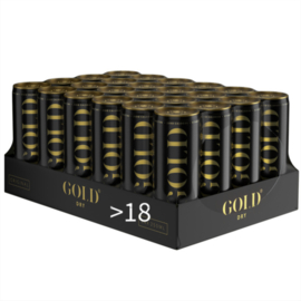 Gold dry original & Vodka tray/24 blik