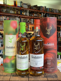 Glenfiddich set Orchard Experimental series 05  & Perpetual Collection vat 02