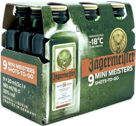 Jagermeister  9 pack 9 x 20ml