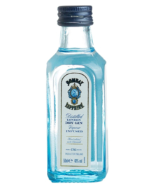 Bombay Sapphire Gin miniatuur 0.05L