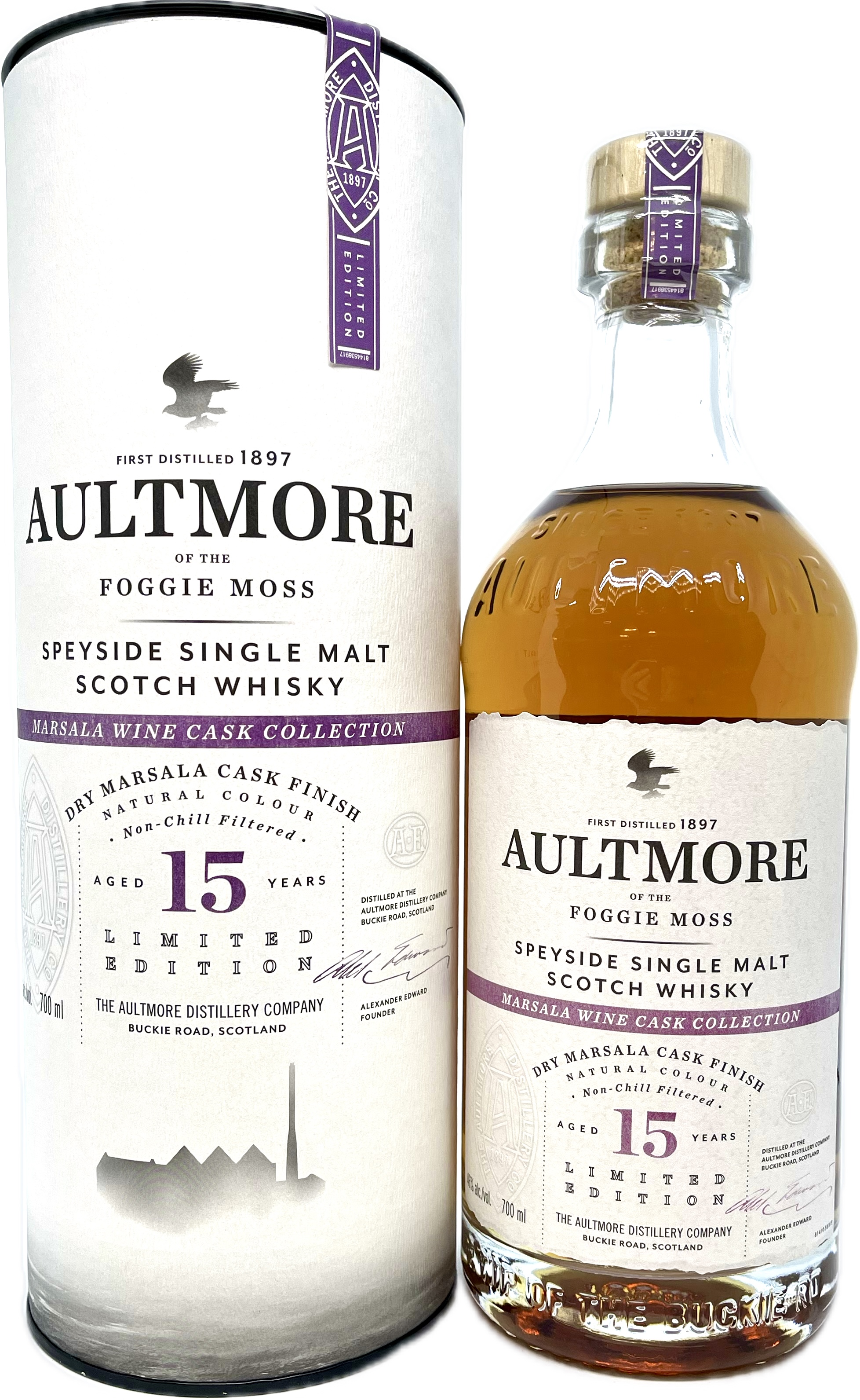 Aultmore 15Y dry Marsala cask finish