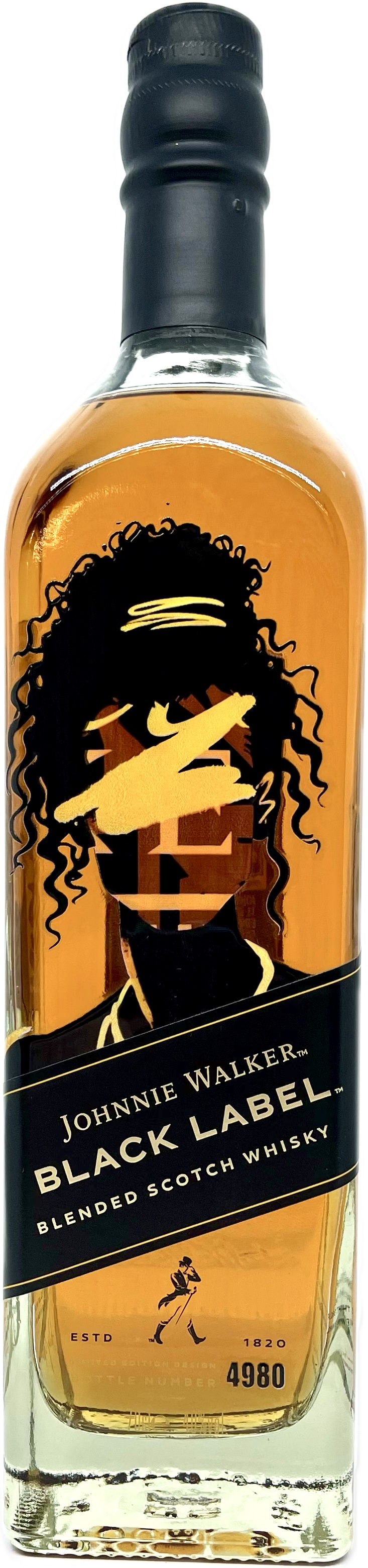 Johnnie Walker Black Label  Andy Gellenberg AI (fles 4380)