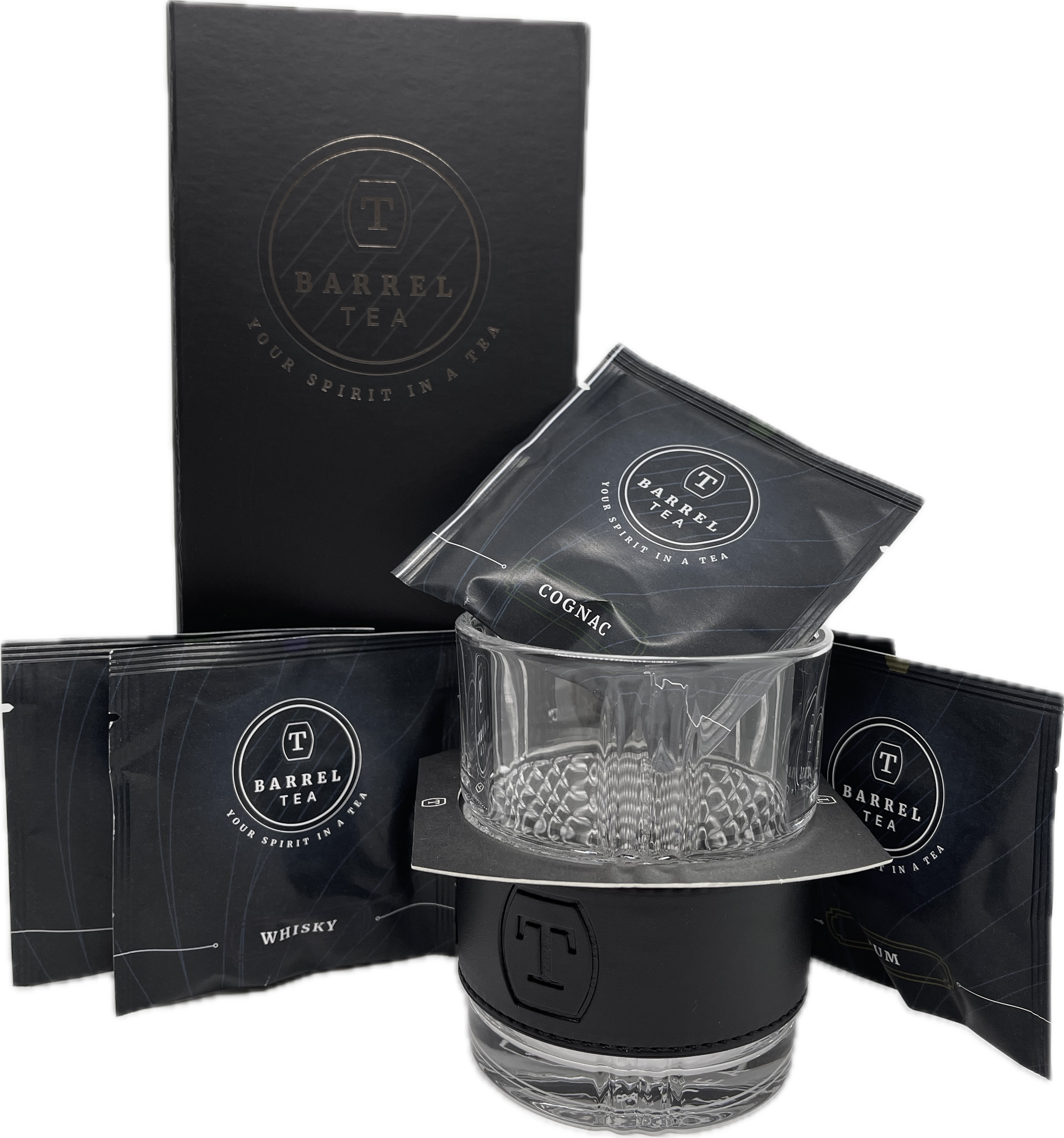Barrel Tea set 12x Barrel-tea  met glas