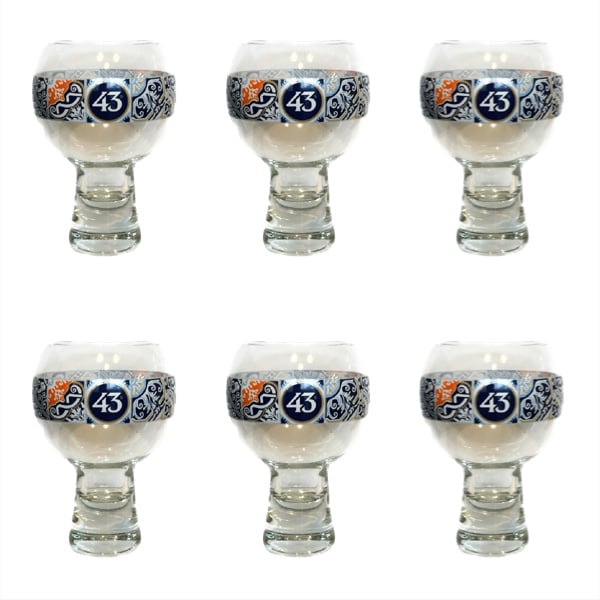 Overvloed Rudyard Kipling ik ben gelukkig Licor 43 Bol glazen (33cl) 6 stuks (OP=OP) | Likeuren | DeLiterSlijter.nl