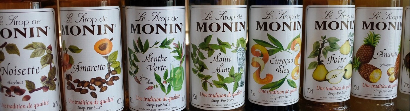 Monin alcohol vrije siropen; voor in de cocktail, koffie of bij de babyshower.