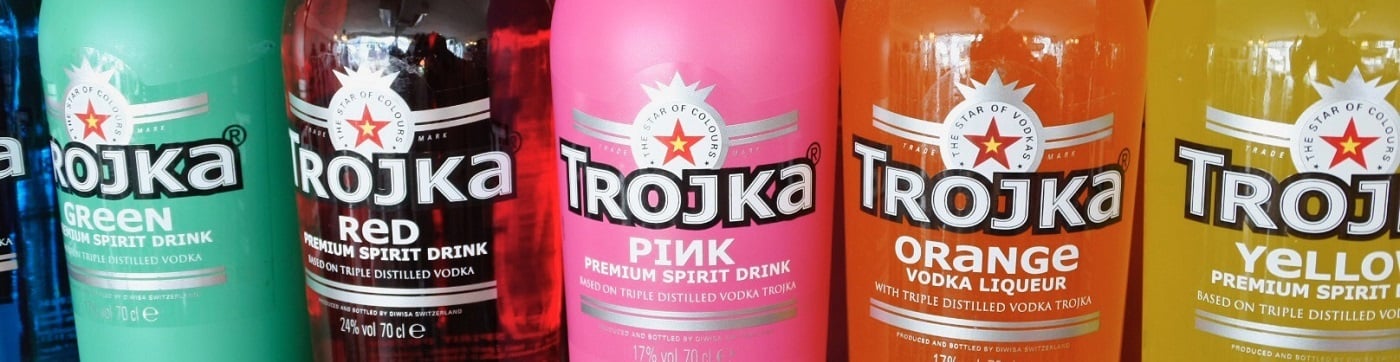Trojka vodka's!