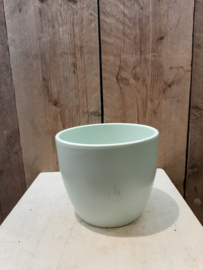 Pot mint groen  groot ○ 14,5 cm