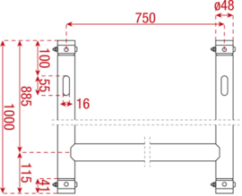 Showtec H-Downrigger (FT/FQ)