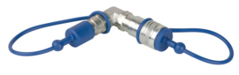 Showtec CO2 90° 3/8 Q-Lock connector