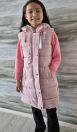 Te gekke roze bodywarmer