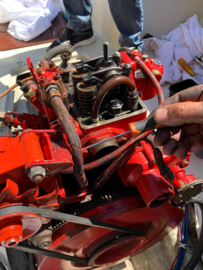 Bukh hose water distribution pipe thermostat housing 008E4295