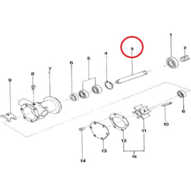 Vetus M2.05 M3.10 M4.14 Wellenradpumpe