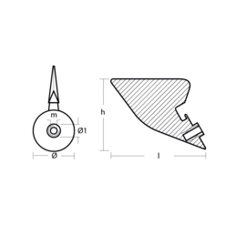 Langes BMW-Schaltgetriebe für Z-Antrieb MARK 2 2762-1332-365