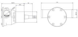 Volvo Penta MD22L MD22P MD22L-B MD22P-B TMD22-B TMD22P-C TAMD22P-B impellerpomp Volvo Penta 3582510