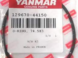 Yanmar 3JH-Serie Yanmar 4JH-Serie Wärmetauscher-Endkappen-O-Ring 129670-44150