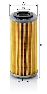 Perkins 4.104 oud model oliefilter 155mm hoog
