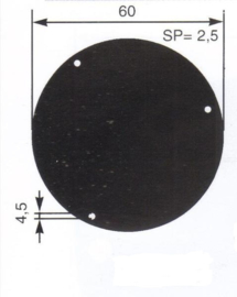 Impellerpomp deksel Johnson F3B-19 Johnson 01-43141