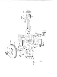 Volvo Penta MD6 Kolben Oversize 0,5 mm Satz 875546