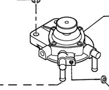 Sole brandstoffilterkop 17124021