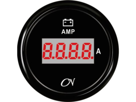 CN Amperemeter zwart digitaal