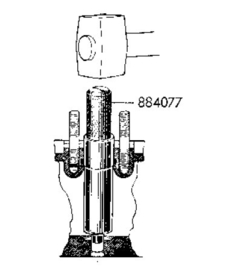 Volvo Penta 884077 Hülsenmontagewerkzeug