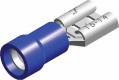 Kabelschoen blauw rood 6,3X0,8